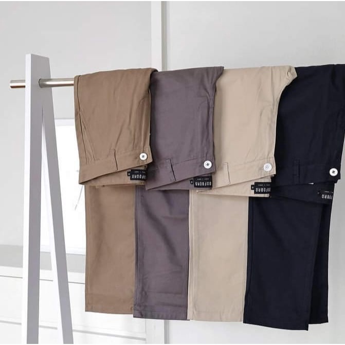 Celana Chino Original Pria Slim Fit Stretch Casual Formal Chinos Premium Chino Pants Celana Panjang Pria