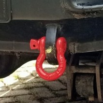 Shackle Omega Merah 1/2 &quot; kapasitas 2 Ton