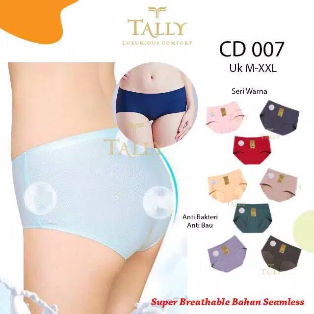 Cd Wanita Tally C 007 {M-XXL} Seamless | Cd Tanpa Jahit - TALLY CD SEAMLESS PORI -PORI PANTY ORIGINAL NYAMAN DI PAKAI - CD SEAMLESS EXCLUSIVE  COTTON SPANDEK TALLY - BAHAN LICIN TANPA JAHITTAN - CD TALLY TANPA JAHITAN