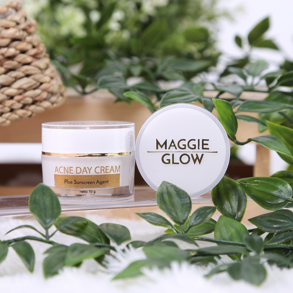 MAGGIE GLOW ACNE DAY CREAM BPOM NA18160103141 by AILIN