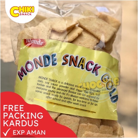 

Cemilan MONDE SERENA GOLD Snack INDOFOOD Kiloan Original Expired Panjang READY