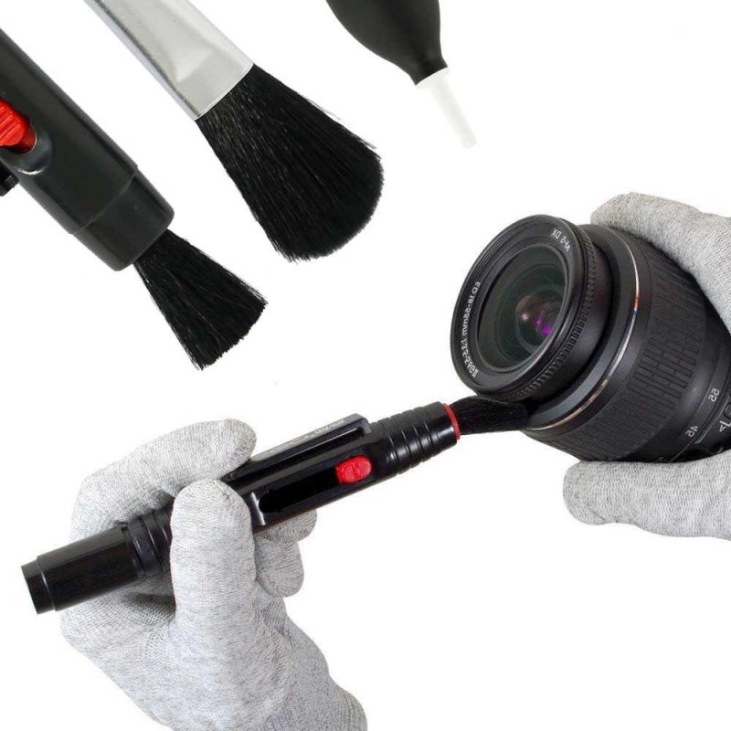 Pembersih Kamera Set Camera Cleaning Kit 19 in 1 Pompa Sikat Kain