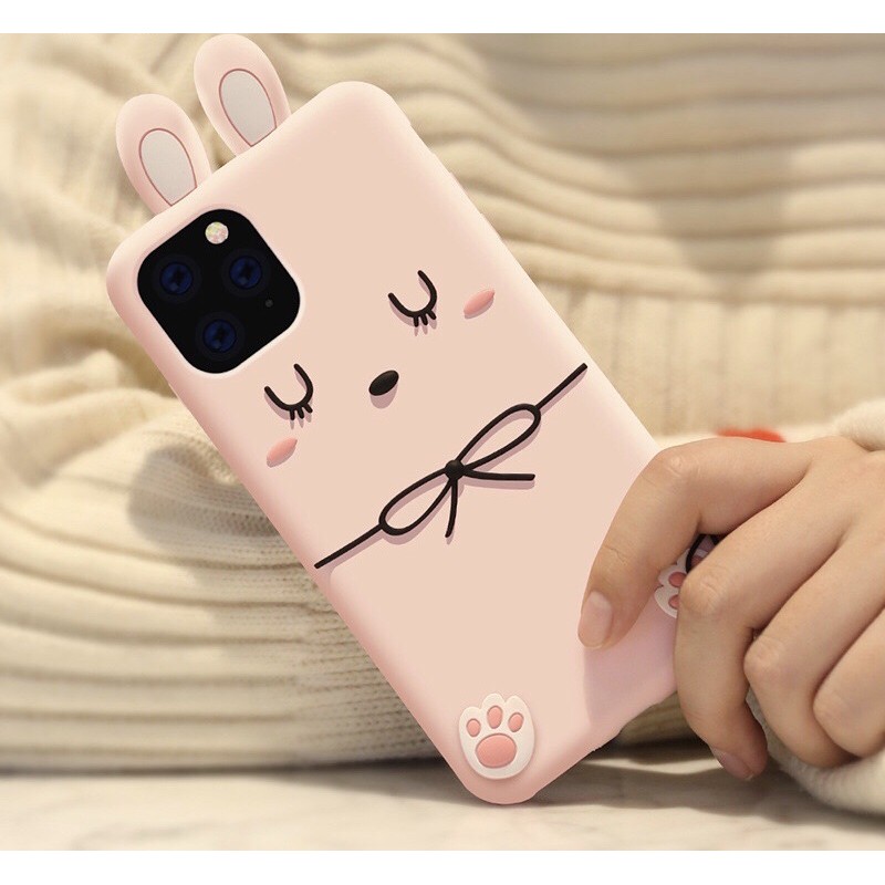 Silicon 3D Rabbit For Redmi  5a Note 5 Note 5a softcase boneka karakter lucu / silikon tebal karakter lucu / case anak anak warna biru / pelindung hp