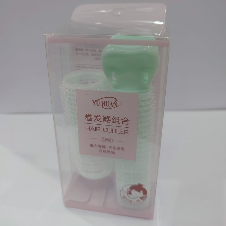 Roll Rambut Jepit Poni Korea / Hair Root Clip Curler + Roller Isi 2 / Isi 3 - Untuk Menambah Volume Rambut