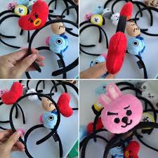 AKSESORIS FASHION BANDO BTS BT21 / BANDO BT21 / BANDO ARMY BTS / BANDO KARAKTER KPOP BTS BT21