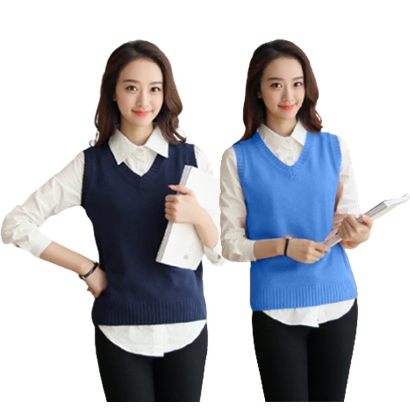 Rompi Rajut Wanita Ina V Neck Rompi Wanita Rompi Cewek Rompi Rajut Wanita Ina V Neck Rompi Wanita Rompi Cewek