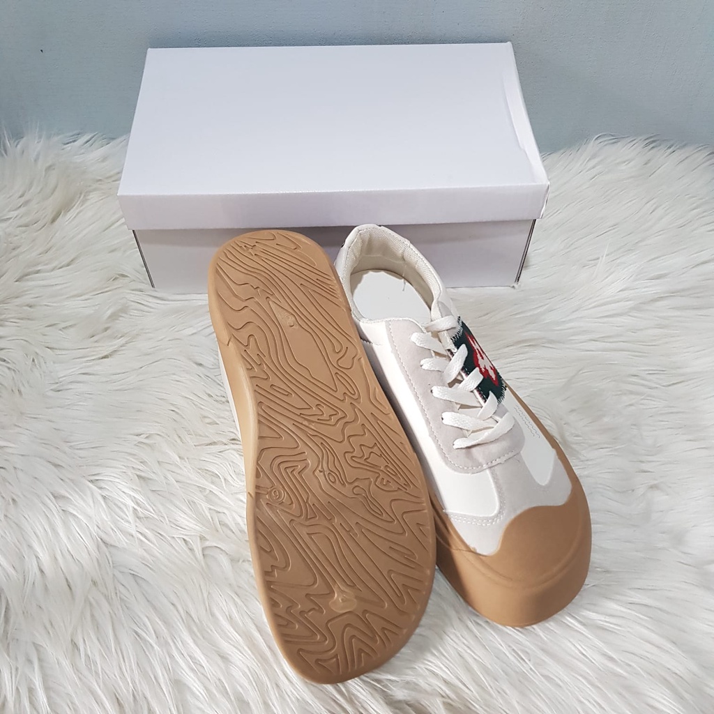 [✅BISA COD] 2172 SEPATU WANITA IMPORT FLW SNEAKERS (REAL PICTURE)