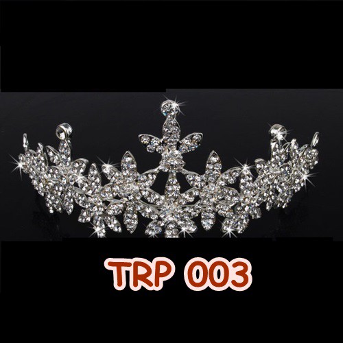 [SIAP KIRIM] AKSESORIS TIARA MAHKOTA MINI PENGANTIN BRIDESMAID TRP003