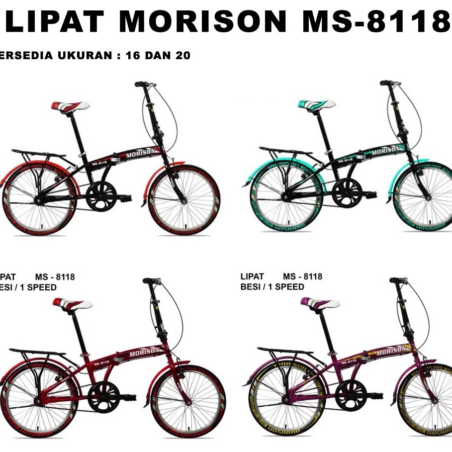 SEPEDA LIPAT 20 INCH MORISON MS-8118