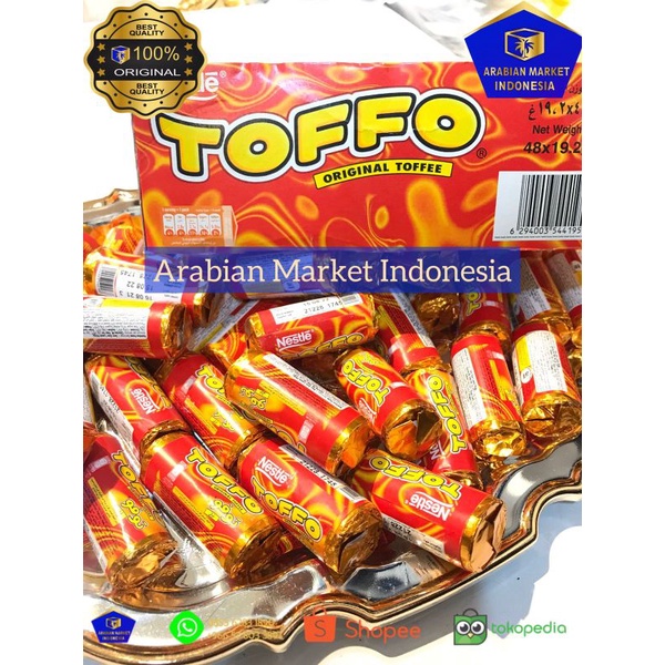 

Coklat Caramel Toffo Original saudi