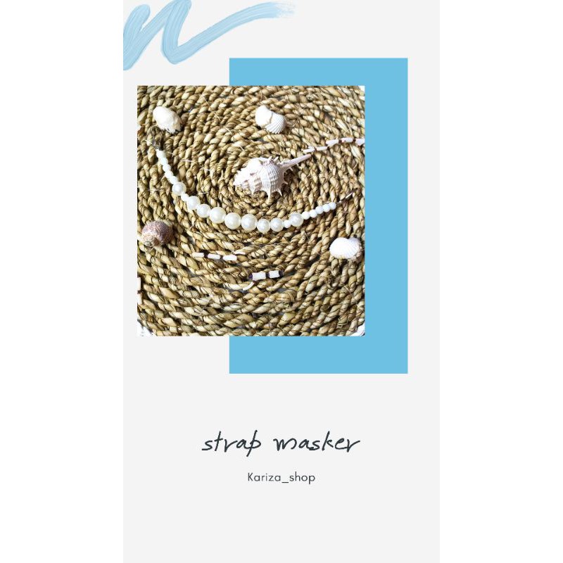 Kaitan Masker Mutiara Murah/ Starp Masker Hijab  Berkualitas