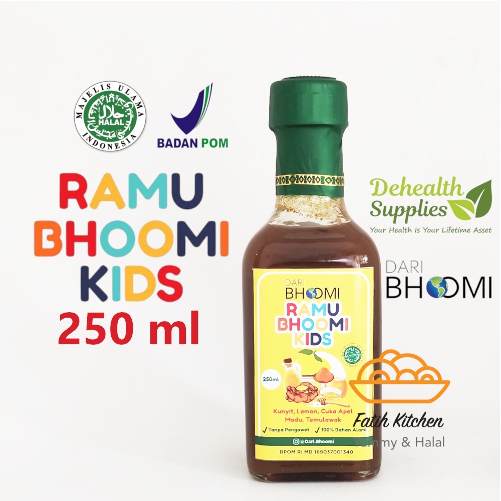 

Ramu Bhoomi Kids 250 ml Botol Kaca Halal dari Dehealth Supplies & Dari Bhoomi
