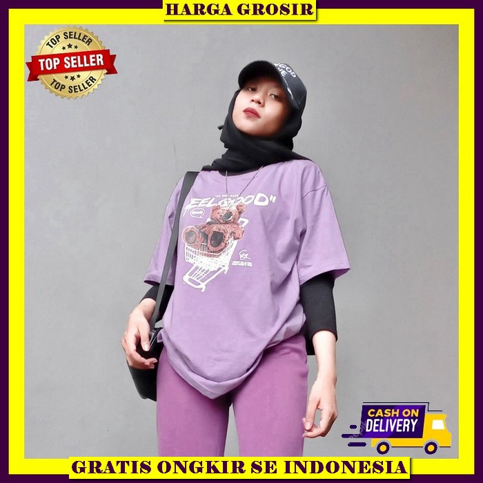 Kaos Wanita Terbaru Pakaian Wanita Termurah Outfit Remaja Fashionable Baju Oversize Perempuan Tshirt