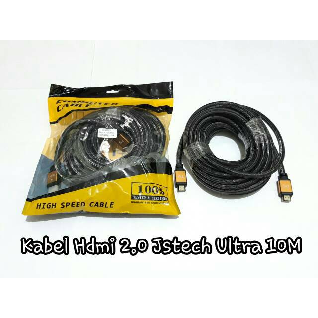 Kabel HDTV 2.0 ULTRA HD 4K JSTech 10meter