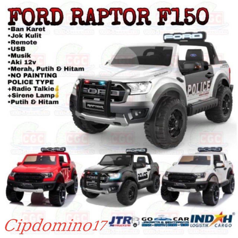 MOBIL AKI FORD RAPTOR F150 LISENSI - MAINAN MOBIL AKI ANAK