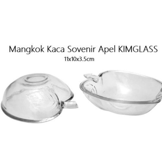 Souvenir Kaca/Mangkok Apel KIMGLASS B-416