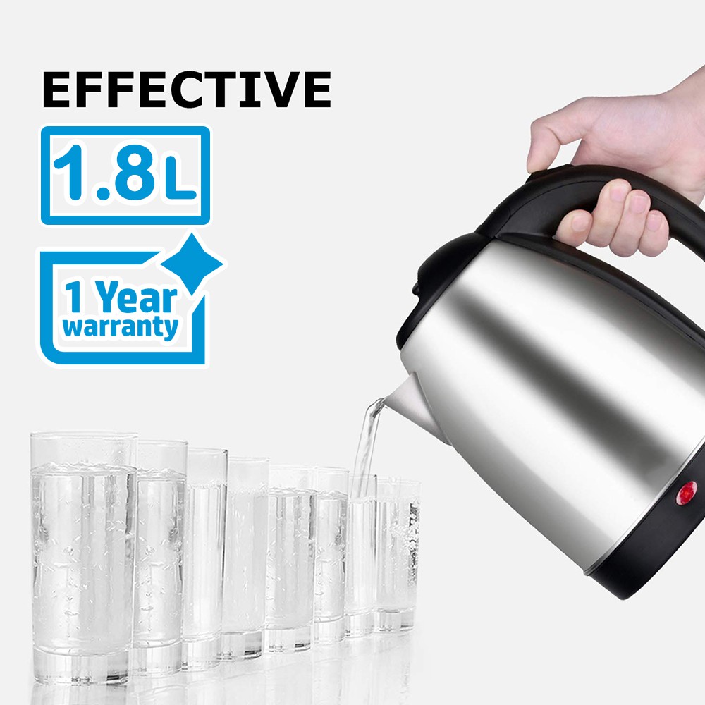 ELECTRIC KETTLE 1.8 LITER TEKO PEMANAS - PEMANAS AIR LISTRIK Praktis