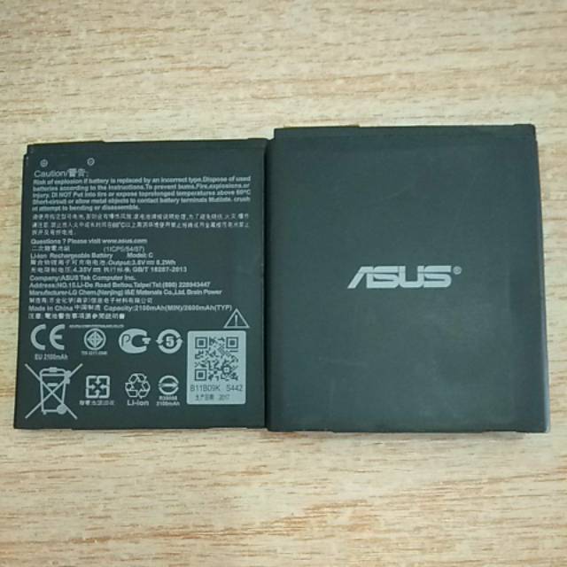 Baterai batre battery Asus Zenfone C ZC451CG Z007 4C B11P1421 Original OEM