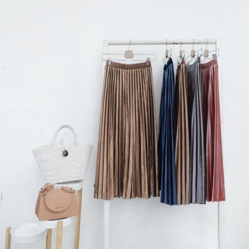 Rok Pleats Vanilla Hijab