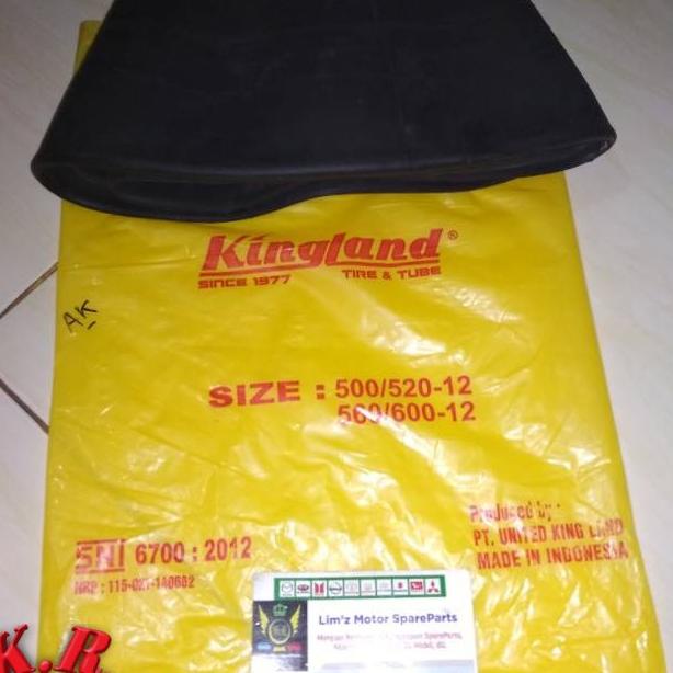 ] KR Ban Dalam Mobil Kingland 500-520 R.12 560-600 R.12 Ori