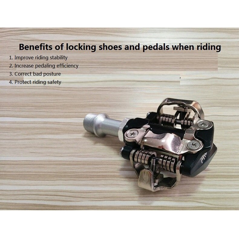 YGRETTE - PROMEND Kunci Sepatu Pedal Sepeda Self-locking Pedal 2PCS - M96 pedal cleat MTB Lock