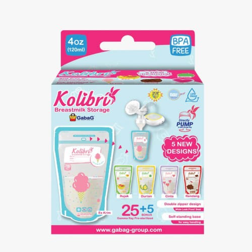 Gabag Kantong Asi Kolibri 120ml Rasa