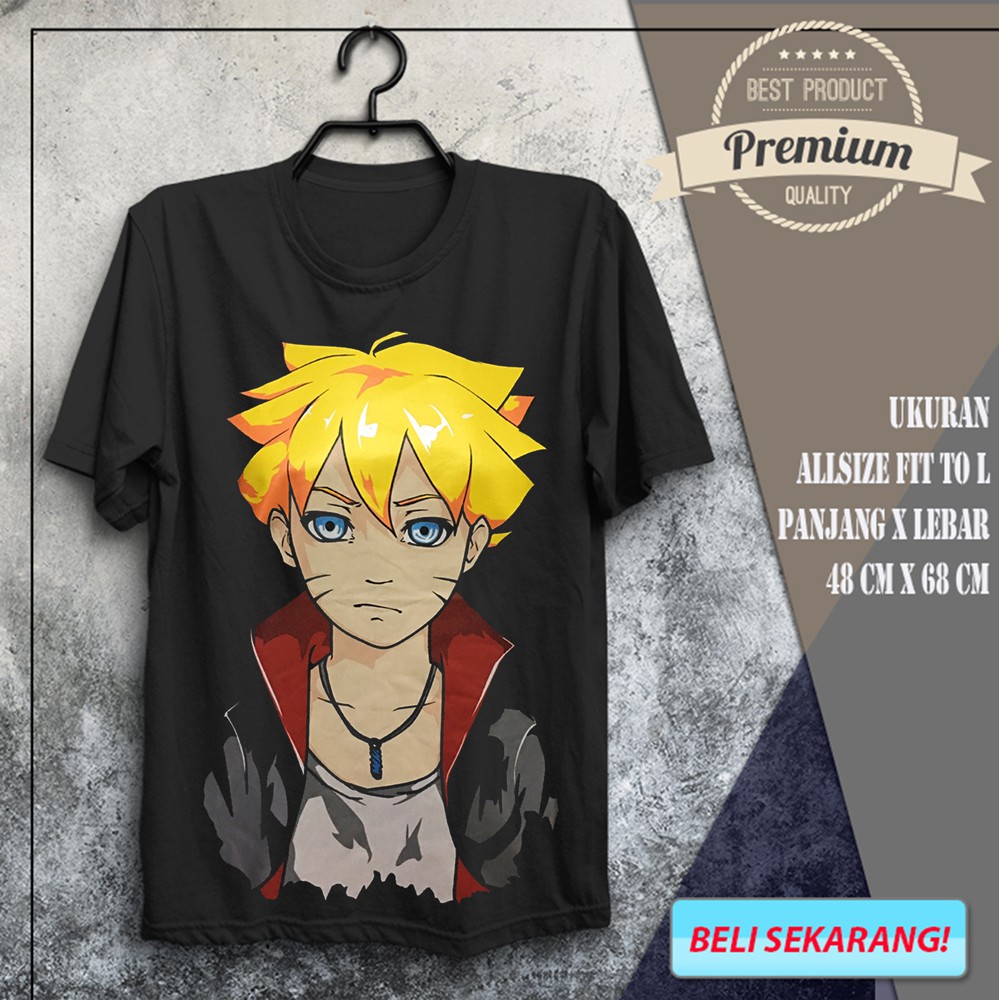 Kaos Baju Naruto TUrn Anime Naruto Shippuden Shopee Indonesia