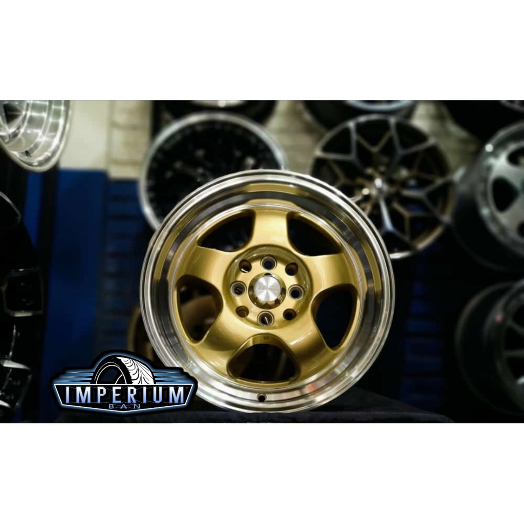 Velg racingmobil ring 15 celong lebar 7/8 Lubang 4 Gratis Ongkir Batam