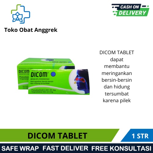 DICOM TABLET/BERSIN-BERSIN/HIDUNG TERSUMBAT/PILEK/FLU