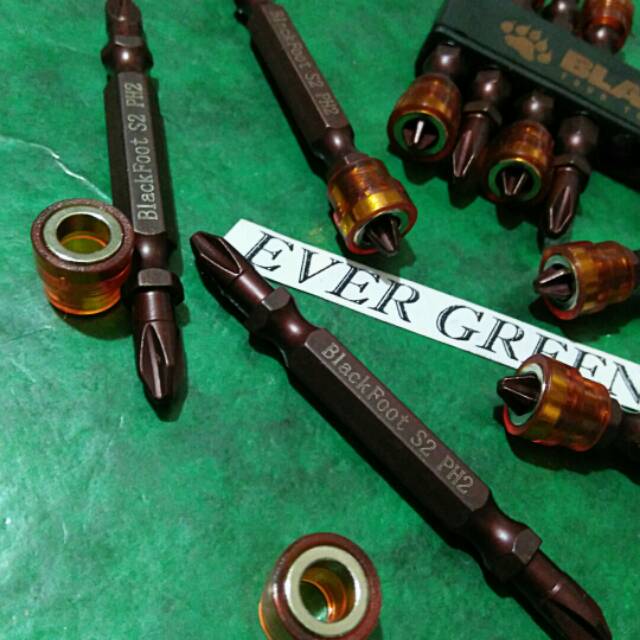 Mata OBENG ANGIN dgn RING MAGNET untuk BAUT SEKRUP GIPSUM ..sedia Mesin Bor Listrik Gerinda Potong