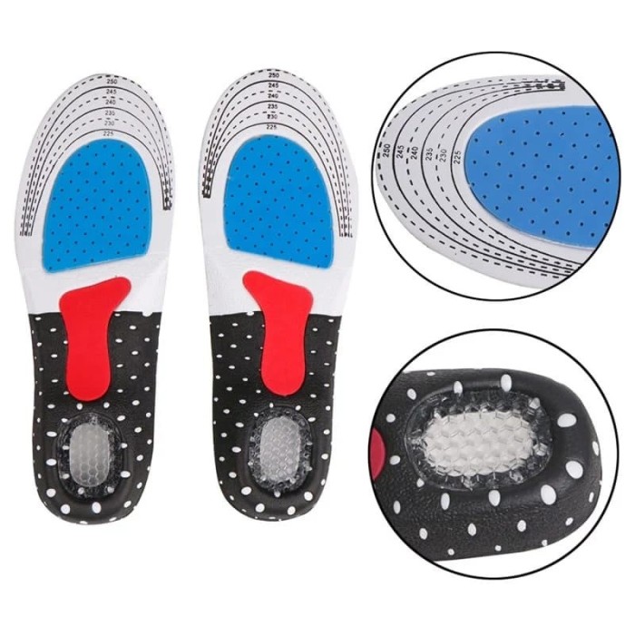 Shoe pad silicone alas kaki sepatu gel / insole dalam sepatu sneaker