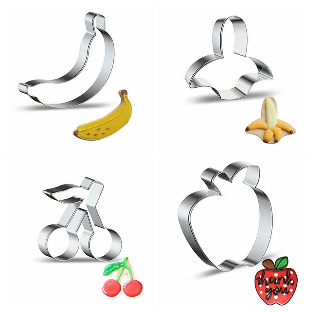 Rebuy Cookie Cutter DIY Banana Bakeware Buah Dapur Gadget Cetakan Fondant