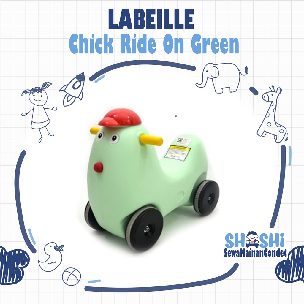 Sewa  Labeille Chick Ride On Green