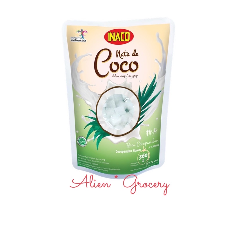 Inaco Nata De Coco Kelapa 360gr