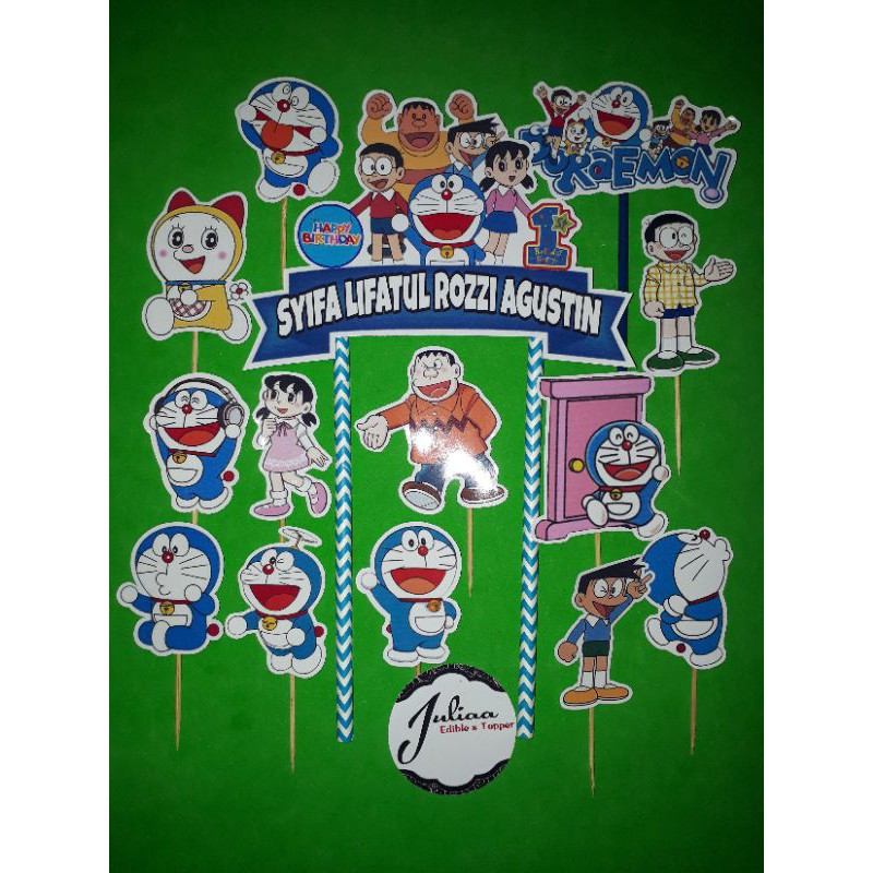 Topper cake doraemon