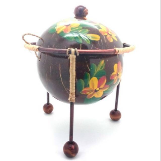 

Toples batok kelapa modif bunga