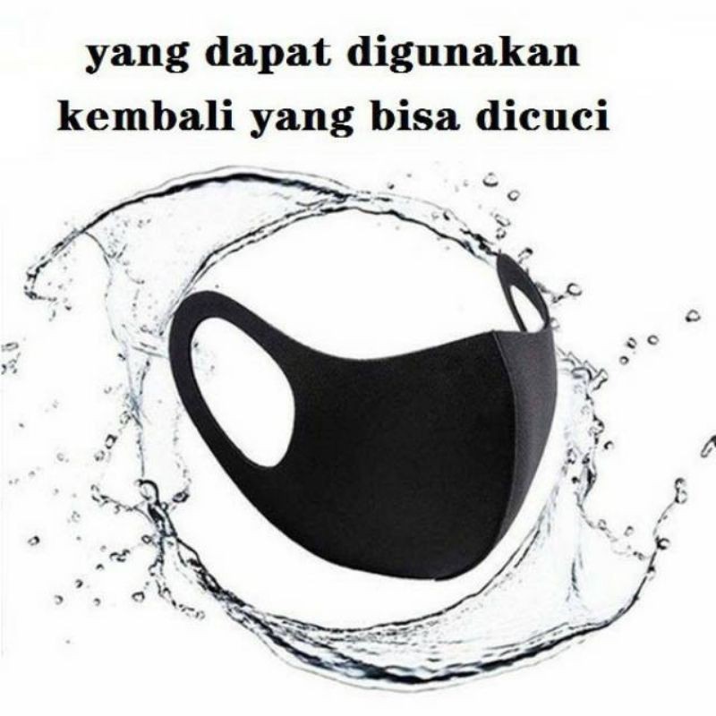 MASKER KOREAN SKUBA / SCUBA WASHABLE REUSABLE ANTI