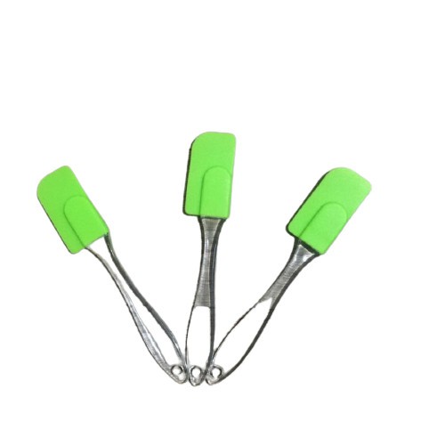 Spatula Silikon Tahan Panas / Spatula Silicone Alat Anti Lengket / Sutil Sodet Pengaduk Adonan / Bahan Food Grade Ukuran Kecil / Spatula Silicone Scraper Multifungsi