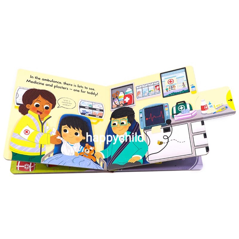 original busy Ambulance buku Campbell board book buku anak buku happychild