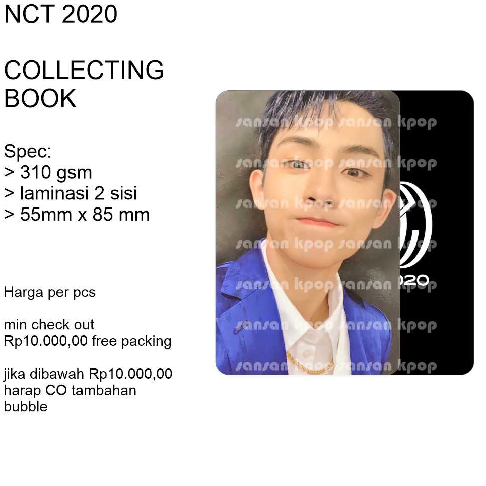 photocard nct wayv Collecting Book unofficial