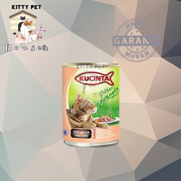 MAKANAN KUCING KUCINTA TUNA IN JELLY 400GR