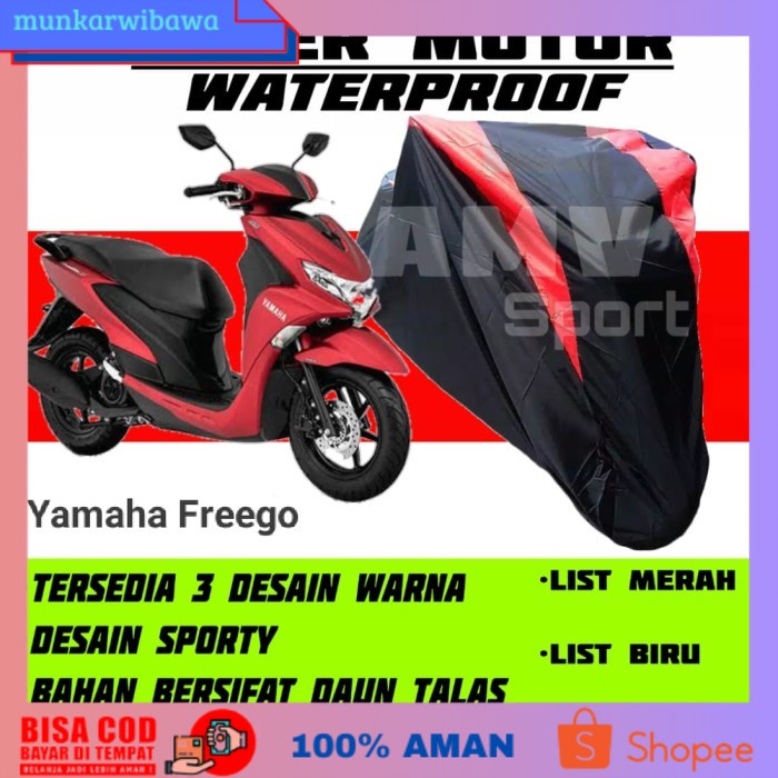 (BISA COD) Sarung Motor Yamaha Freego/Aksesoris Motor Yamaha Freego.
