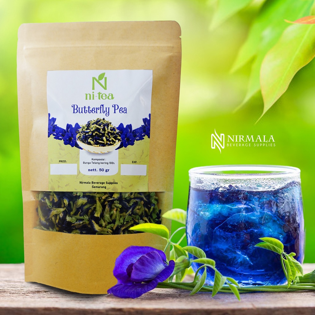 

Bunga Telang Kering 50gr || Butterfly Pea Tea Organik ||