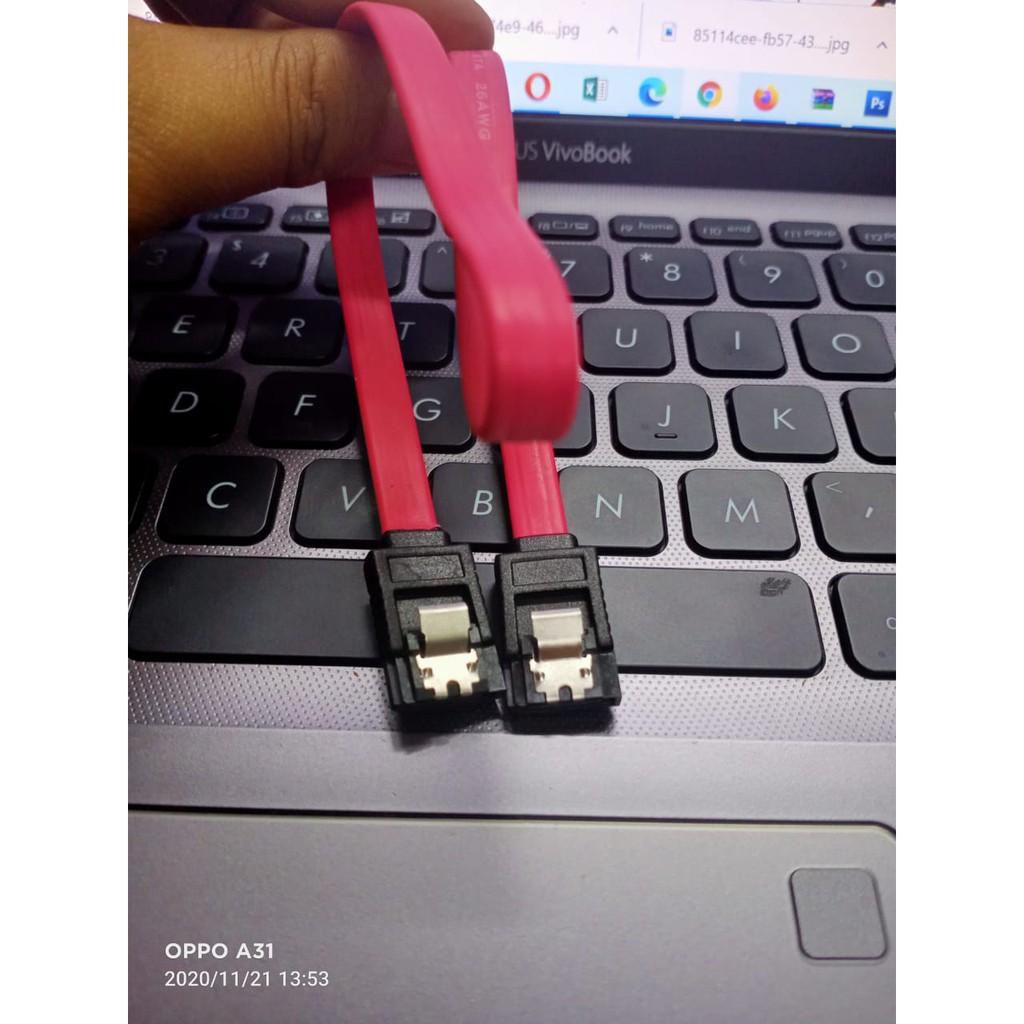 kabel data sata klip besi 2.0 Harddisk HDD SSD