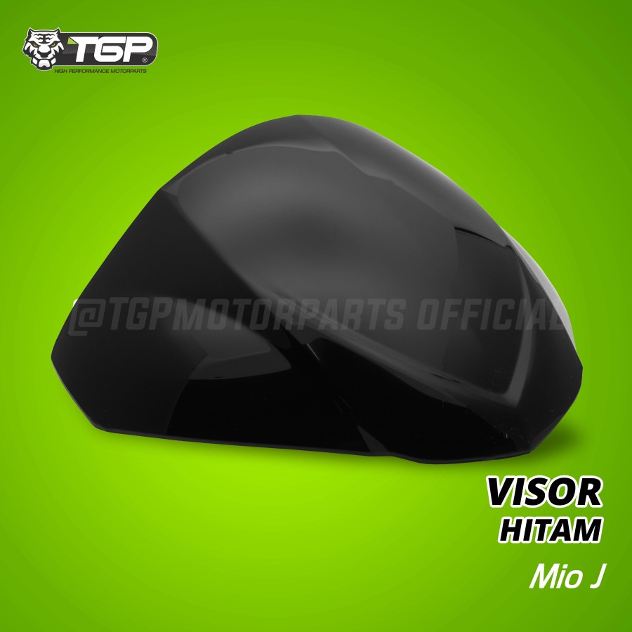 VISOR YAMAHA MIO J MIO GT 115 AKSESORIS TGP HITAM ACRYLIC