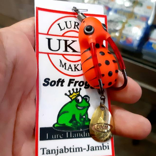 Jual Soft frog pikachu / soft lure 