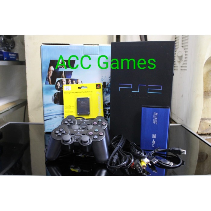 [Game/Console] Ps2 / Ps 2 Fat Matrix Hardisk 120Gb External Full Game Playstation 2