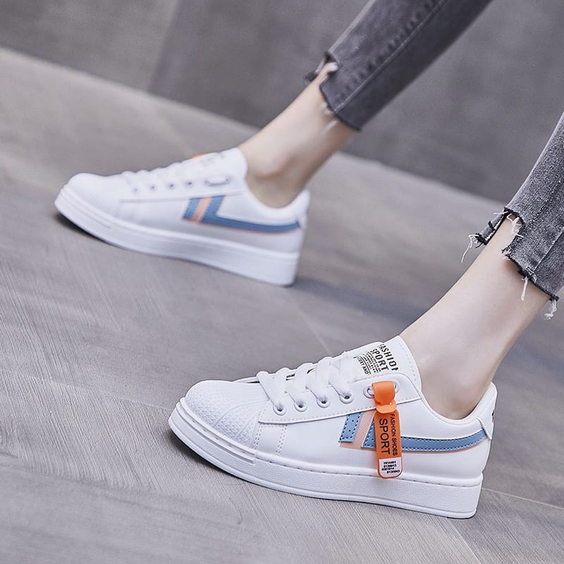 SEPATU PUTIH  SNEAKERS KOREAN DN47