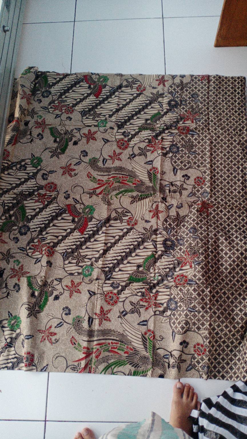 Kain Batik Solo (cabut) Motif Sogan Colet Parang Peksi