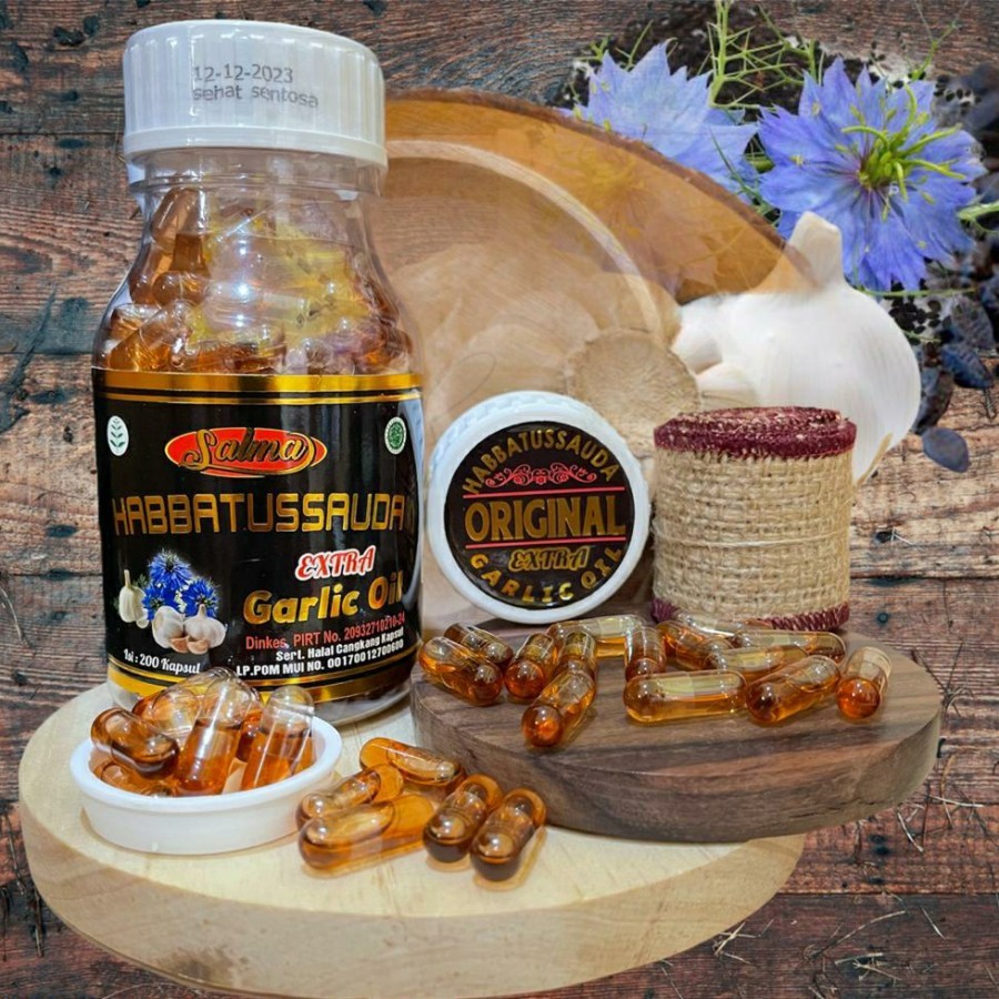 TERLARIS!!! Habbatussauda Extra Propolis Trigona 200 Kapsul / Minyak Habbasyi oil / Habbat Garlic